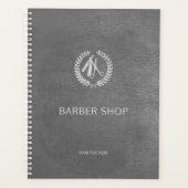 Luxuriöse Friseurwerkstatt silber dunkelgraues Led Planer (Vorderseite)