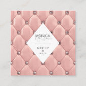 luxuriöse gehobene Imitate Rose Gold Visitenkarte (Vorderseite)