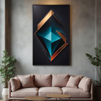 Luxuriöse Geometrie: Der Spargel der Zukunft in A Poster