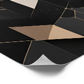 Luxuriöse Geometrie Poster (Ecke)