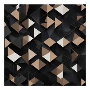 Luxuriöse Geometrie Poster