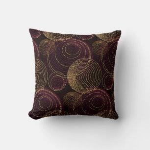 Luxuriöse geometrische Gold Print Kissen