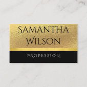 Luxuriöse Girly Gold Glitzer Luminous Stars auf de Visitenkarte (Vorderseite)