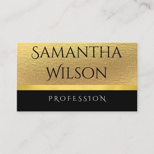 Luxuriöse Girly Gold Glitzer Luminous Stars auf de Visitenkarte (Vorderseite)