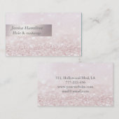 Luxuriöse glamouröse moderne, elegante Imitate Gli Visitenkarte (Vorne/Hinten)