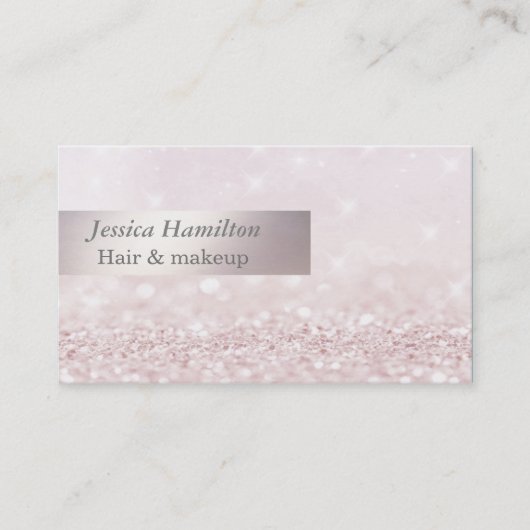 Luxuriöse glamouröse moderne, elegante Imitate Gli Visitenkarte (Vorderseite)