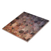 Luxuriöse Glitzer Docks and Circles - Warm braun Fliese (Seite)