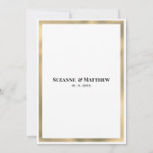 Luxuriöse Glitzer Tropfen UAWG Einladung (Rückseite)