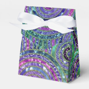 Luxuriöse Glitzer von Metallfolien, rosafarbene, g Geschenkschachtel