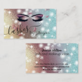 Luxuriöse glitzernde, glitzernde Schmetterlingshas Visitenkarte (Vorne/Hinten)