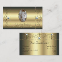 Luxuriöse Gold gequiggled Juwelen Foto glamourös h