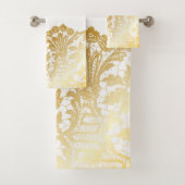 Luxuriöse Gold Lace Badhandtuch Set (Insitu)