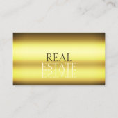 Luxuriöse Gold Modern Mirror Schriftart Stilvoll m Visitenkarte (Vorderseite)