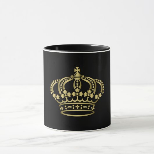 Luxuriöse Gold Queen Crown Tasse (Zentrum)