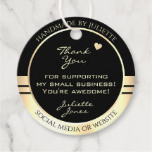 Luxuriöse Gold- und Schwarzweißverpackung Vielen D