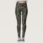 Luxuriöse Gold Verzierte Leggings (Vorderseite)