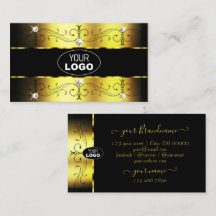 Luxuriöse Goldbarren-Juwelen mit Verziertem Logo