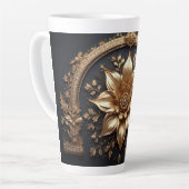 Luxuriöse Goldblume Milchtasse (Linke Ecke)
