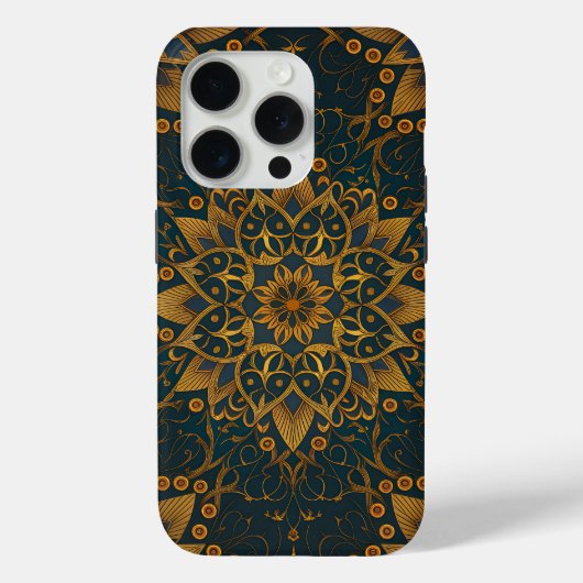 Luxuriöse Golden Mandala Case-Mate iPhone Hülle (Rückseite)