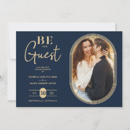 Luxuriöse Golden Oval Rahmen Charmantes Foto Hochz