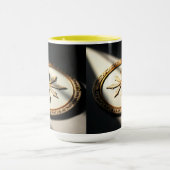Luxuriöse Golden Symbol Artwork Tasse (Zentrum)