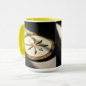 Luxuriöse Golden Symbol Artwork Tasse (Vorderseite Links)