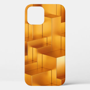 Luxuriöse goldene Formen geometrisch nahtlos Muste Case-Mate iPhone Hülle