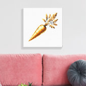 Luxuriöse goldene Karotte Leinwanddruck (Insitu (Wohnzimmer))