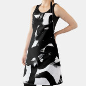 Luxuriöse Goldene Kunst: Abstrakter Schwarzschlag. Schürze (InSitu)