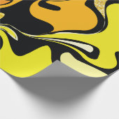 Luxuriöse goldene Marmorstruktur Geschenkpapier (Ecke)