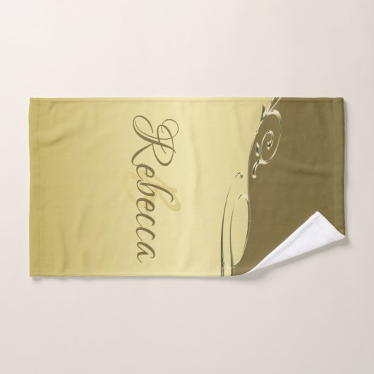 Luxuriöse goldene Metall dekoriert auf militärisch Badhandtuch Set (Handtuch)