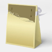 Luxuriöse goldene Metall dekoriert auf militärisch Geschenkschachtel (Rückseite)