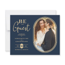 Luxuriöse goldene Oval Rahmen Charmante Hochzeit