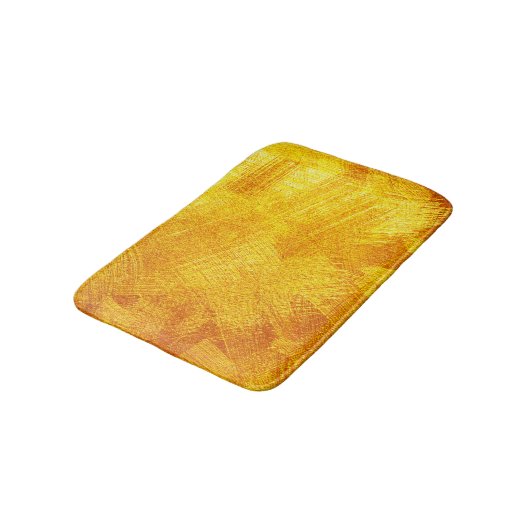 Luxuriöse goldene Textur, abstrakter Hintergrund. Badematte (Schrägansicht)