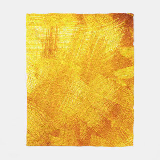 Luxuriöse goldene Textur, abstrakter Hintergrund. Fleecedecke