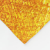 Luxuriöse goldene Textur, abstrakter Hintergrund. Fleecedecke (Ecke)