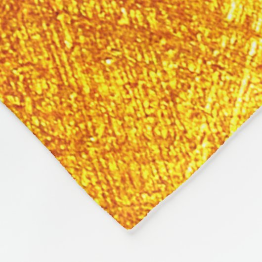 Luxuriöse goldene Textur, abstrakter Hintergrund. Fleecedecke (Ecke)