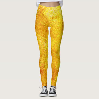 Luxuriöse goldene Textur, abstrakter Hintergrund. Leggings