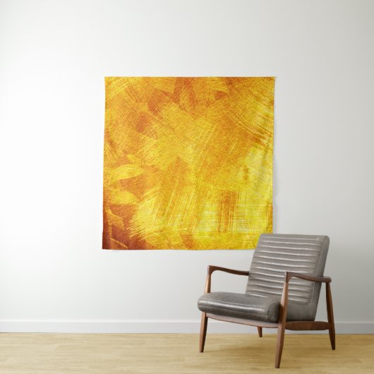 Luxuriöse goldene Textur, abstrakter Hintergrund. Wandteppich (Beispiel (Horizontal))