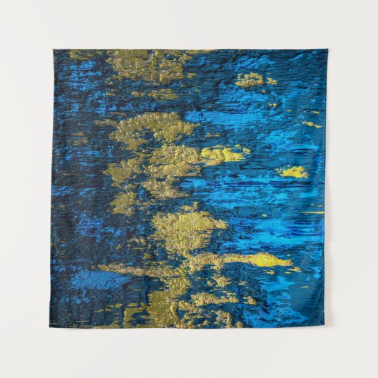 Luxuriöse goldene Textur. Wandteppich (Vorderseite (Horizontal))