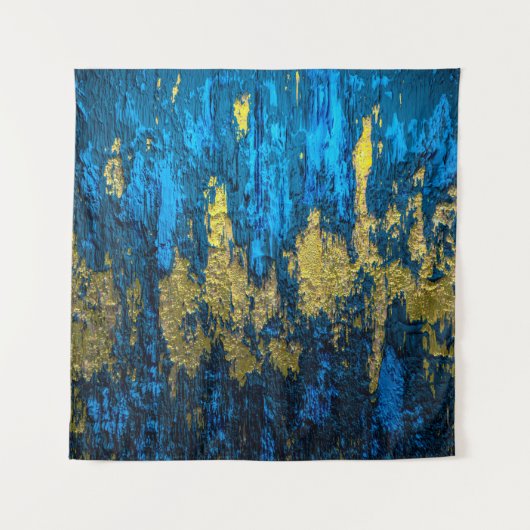 Luxuriöse goldene Textur. Wandteppich (Vorderseite)