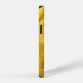 Luxuriöse goldene Texturdesign iPhone Hülle (Rechte Seite)
