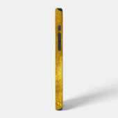 Luxuriöse goldene Texturdesign iPhone Hülle (Linke Seite)
