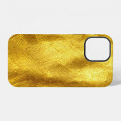 Luxuriöse goldene Texturdesign iPhone Hülle (Rückseite (Horizontal))
