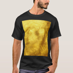 Luxuriöse goldene Texturdesign T-Shirt