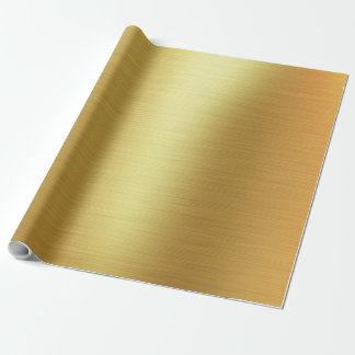 Luxuriöse goldgegossene Metallgewebe 4 Geschenkpapier