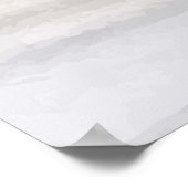 Luxuriöse graue Aquarellfarbe und goldene Textur Poster (Ecke)