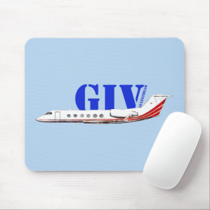 Luxuriöse Gulfstream IV Privatjet Mousepad