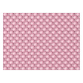 Luxuriöse hellrosa Diamant gepolstertes Muster Tischdecke (Vorderseite (Horizontal))