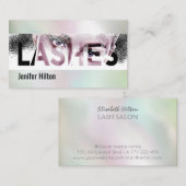 Luxuriöse Holografie-Striche-Dispersions-Logo Visitenkarte (Vorne/Hinten)